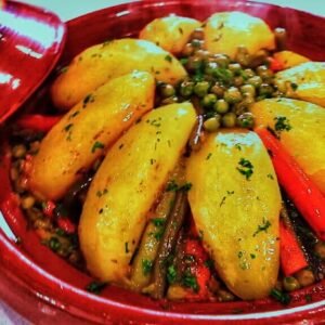 Tajine poulet au légume (prêt 2h)